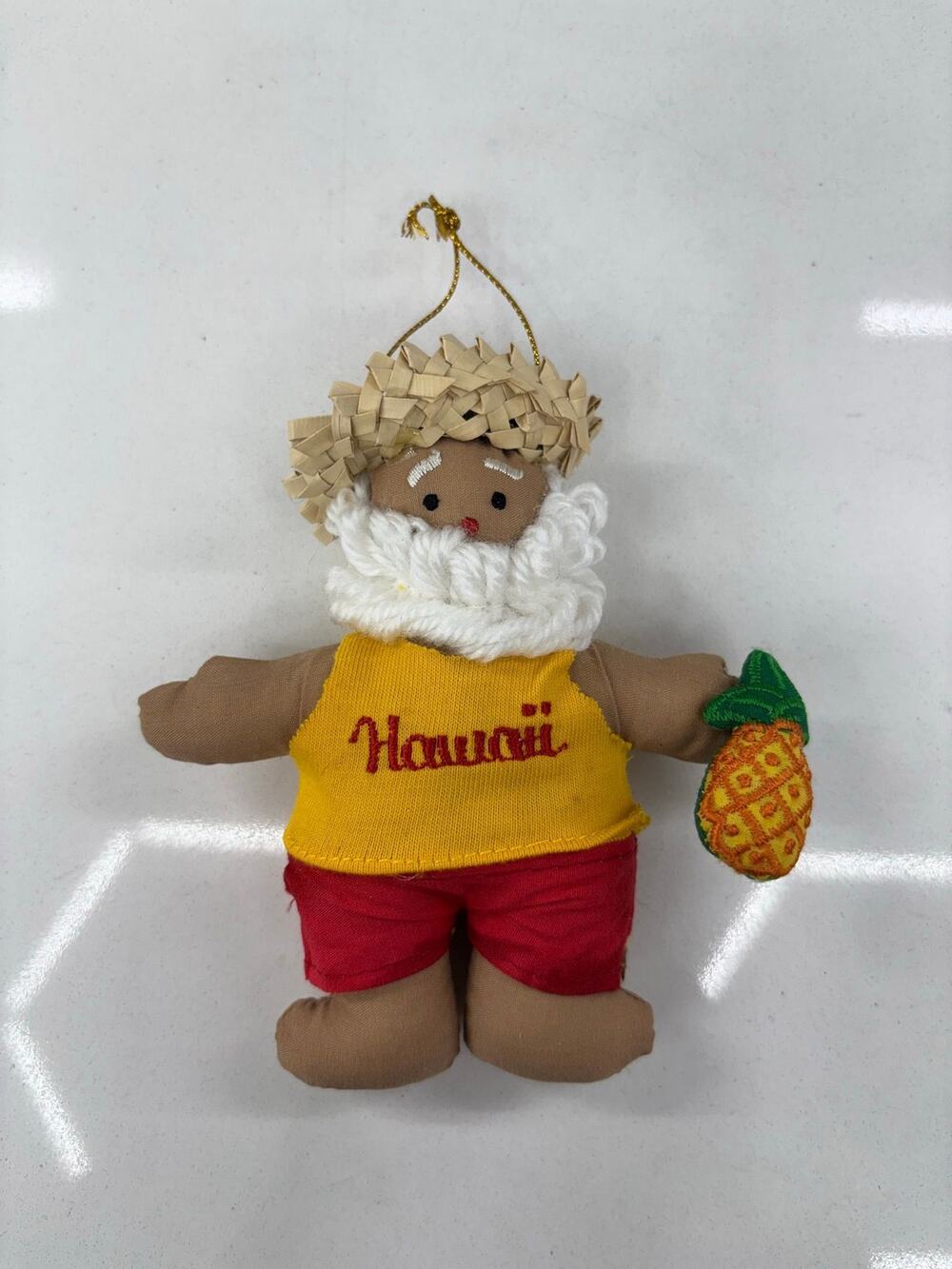 Santa Claus On Vacation Christmas Ornament
